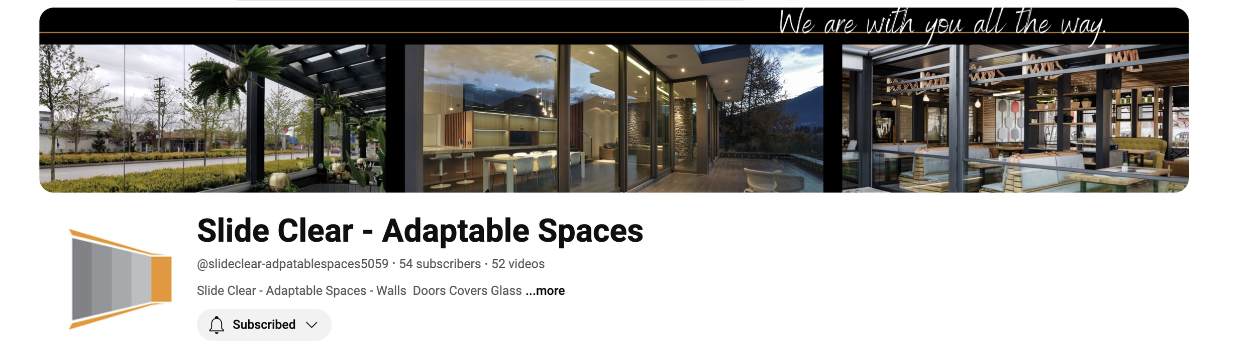 SCVideos — Slide Clear Inspired Outdoor Spaces